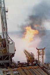 Maui Platform A well flaring cleanup